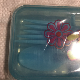値下げしました。未使用 プーさん 箸 スプーン フォークセットの画像