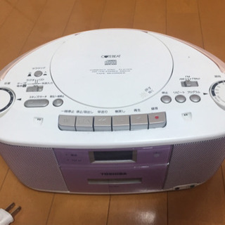 【ジャンク】CDラジカセ