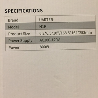 ヒーター セラミックヒーター  新品　持ち運びの画像