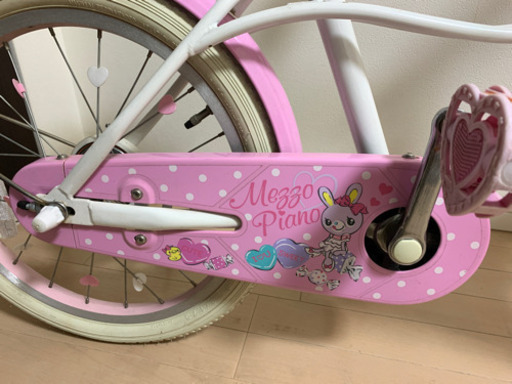 お値下げ‼︎メゾピアノ　18インチ　子ども用自転車　補助輪あり