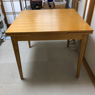 無印良品　エクステンションテーブル☆タモ材