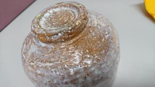 萩焼　茶碗　杉山芳寿　抹茶茶碗　茶道具 共箱　共布
