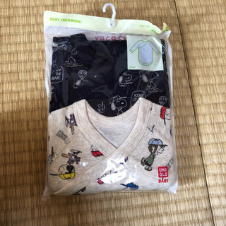 ［新品］UNIQLO スヌーピー ロンパース 70