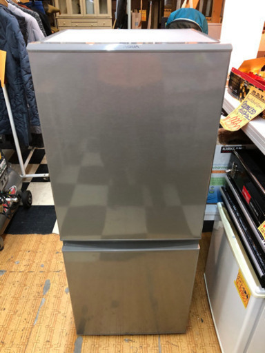 メーカー保証付き！展示品！未使用です！2ドア冷蔵庫　アクア　126L
