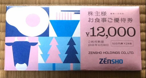 ゼンショー  株主優待券
