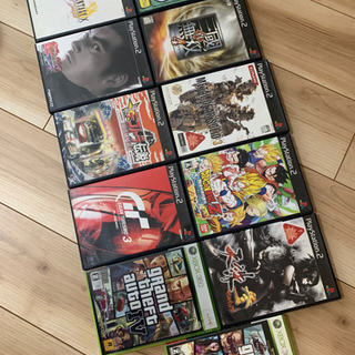 ＰＳ２、ＸＢＯＸ　ソフトまとめ売り　ジャンク品