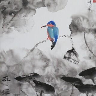 先着５名様月謝半額★魅力的な水墨画・墨彩画教室★渋谷/表参道の画像