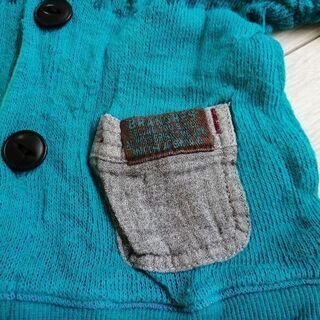 無印良品ベスト、branshes ニットカバーオール　80サイズセットの画像