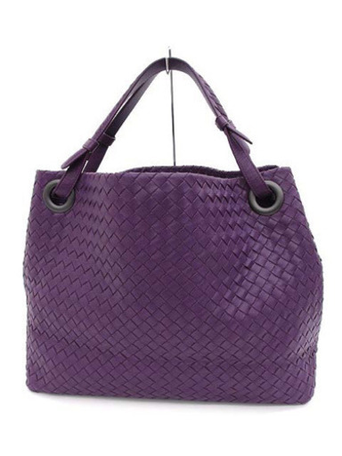 美品 ボッテガヴェネタ 179320 ナッパ ミディアム ガルダバッグ