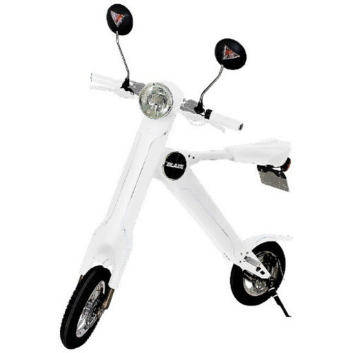 新品 BLAZE ブレイズ SMART EV 電動バイク ホワイト 箱入り 書類有り