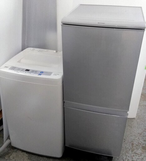 生活家電セット　冷蔵庫　どっちでもドア　洗濯機　シンプルコンパクト　一人暮らしに
