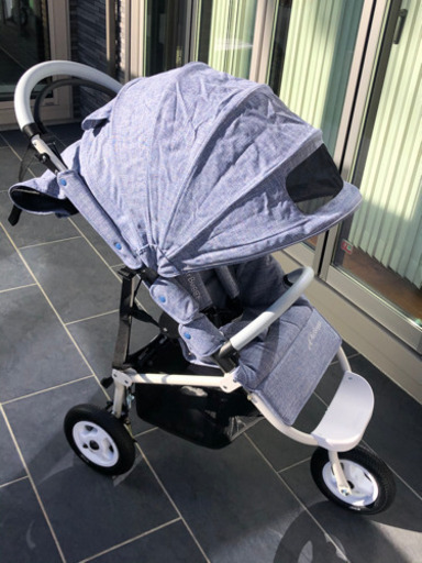 【新品・未使用】エアバギーココブレーキ エクストラ メランジデニム