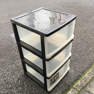 💕 【無料でどうぞ】3段収納ケースの画像