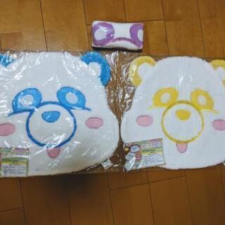 AAA えーパンダ もこもこ ルームマット