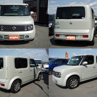 18年キューブ 14S Vセレクション 83000km HDDナ...