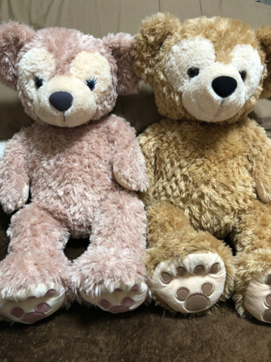 タグ付き ディズニー ダッフィー シェリーメイ Ｍサイズぬいぐるみ