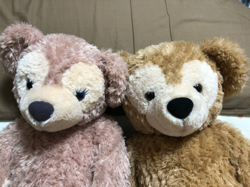 タグ付き ディズニー ダッフィー シェリーメイ Ｍサイズぬいぐるみ