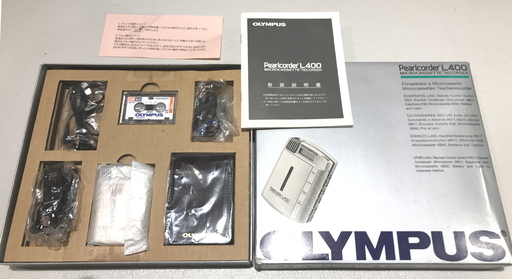 超精密！OLYMPUS マイクロカセットレコーダー L400