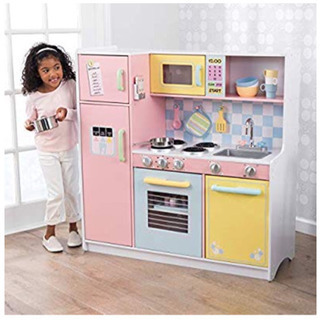 さらに大幅値下げ?木製ままごとキッチン 冷蔵庫付き