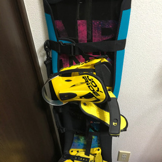 スノーボード140cm 5点セット 板 ビンディング カバー ブ...