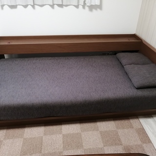 ニトリのベッドにもなるソファー(ソファーベッド)の画像