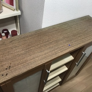 傷あり、日焼け後あり、中古、棚、引き取りに来ていただける方限定　無料の画像