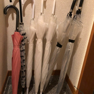 ビニール傘あげます