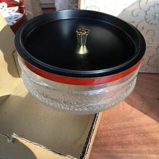 手提 菓子器 春ラン 新品 未使用の画像