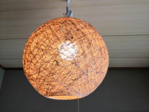 【商談中】おしゃれな照明器具　使用頻度３ヶ月