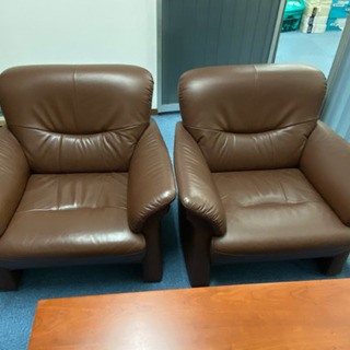 値段下げました！本革ソファー 応接セット 取りに来てくださる方限定