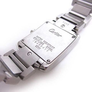 美品 Cartier カルティエ 2384 タンクフランセーズSM アフターダイヤ の画像