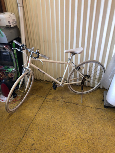 クロスバイク 28インチ VIENT 白色 自転車 現状販売品
