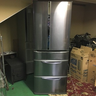 2/2 引取清算済 Panasonic ノンフロン 冷凍 冷蔵庫 NR-F551XV-SK 550L 6ドア 観音開き ECONAVI エコナビ パナソニック 北HG