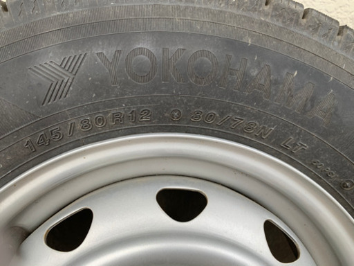 4本セット! スタッドレスタイヤ 145/80 R12 YOKOHAMA