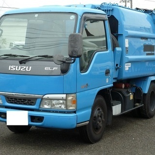 H16　エルフ　2トン積みプレス式パッカー　HSA　左電格ミラー...