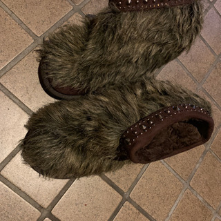 ブーツ L ボワ付き