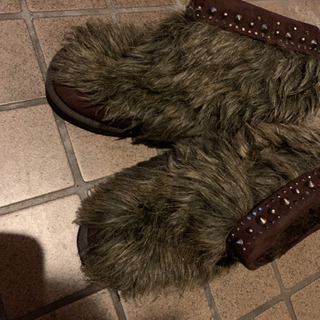 ブーツ L ボワ付きの画像