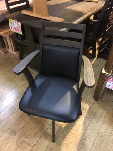 美品 展示品あがり　KOBA 天然木 ダイニング5点セット 回転椅子