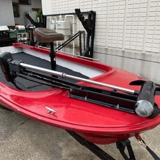 ヤマハ製F14船外機ボート船体のみの画像