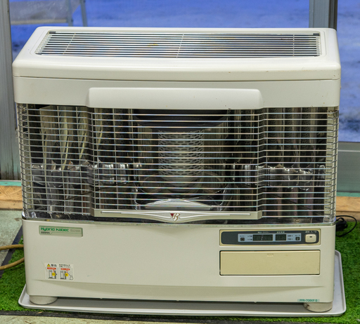 19B0455 燃焼良好 サンポット FF式石油ストーブ FFR-706KF 2008年製 暖房 密閉式 ハイブリッドカベック