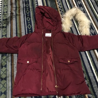 Zara Kida down jacket size5, 110cm (used)の画像