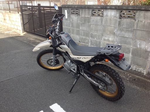 YAMAHA セロー 2014年式 ワンオーナー 2110km オプション付 FOXヘルメット付