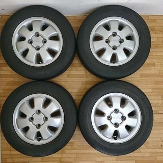 サンバー軽カー他 スバル純正アルミ付 夏タイヤ165/70R13...