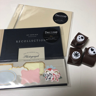 デコラップアルバム 台紙 クラフトパンチ