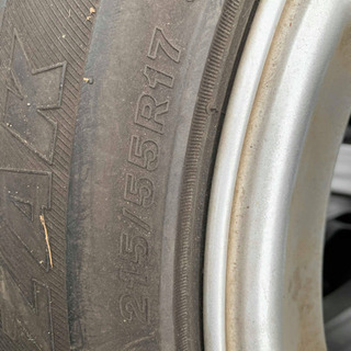 冬タイヤ215/55R17 93V bridgestone blizzakホイル付きの画像