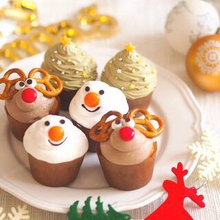 X'mas カップケーキ作り