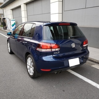 ゴルフⅥ　ＴＳＩハイライン　2010モデル　車検2年10月　走行36000キロ　希少サンルーフ　社外ＨＤＤナビ＆フルセグＴＶ　純正17インチアルミ　禁煙車の画像