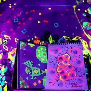 光る森のオリジナルカレンダー作り～絵本作家加藤ふじこの出張WS～