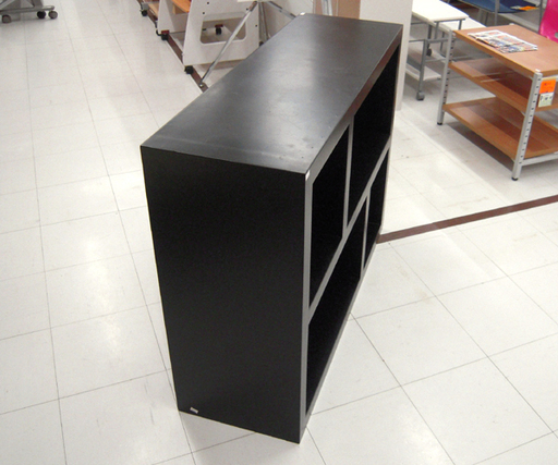 オープンシェルフ ラック 書棚 本棚 飾り棚 ダークブラウン 幅105cm 苫小牧西店