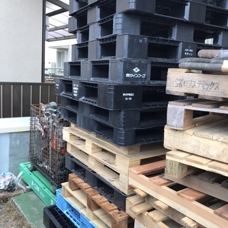 中古の木製パレット　差し上げます